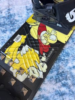 Burton 100 cm kids snowboard/binding/new wax-also sell bib/coat/ski mask/gloves/mittens/helmet/goggles