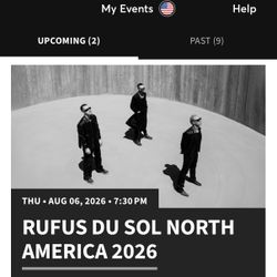 Rufus Du Sol Concert Tickets