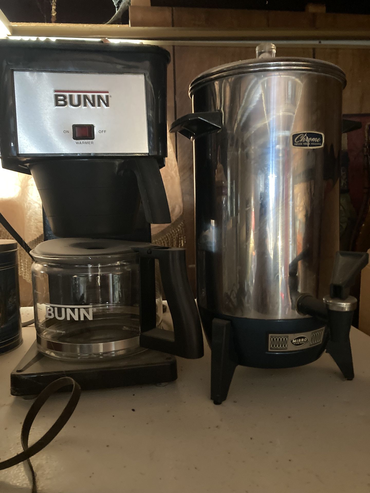Three coffee pots in good condition. Will sell individually or as a group. Pick up in Willowick.
