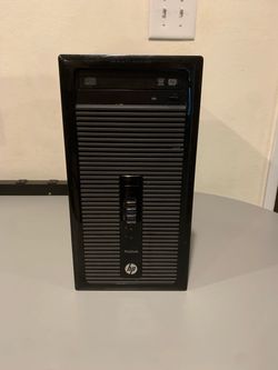 HP A4 Quad Core Win 11 Tower with DVD Burner, 16GB Ram, and SSD