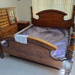 King Size Bedroom Set (Waterbed Or Platform)