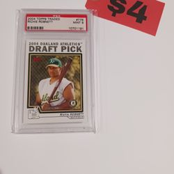 2004 Topps Traded and Rookies - Richie Robnett #T75 (RC) PSA MINT 9