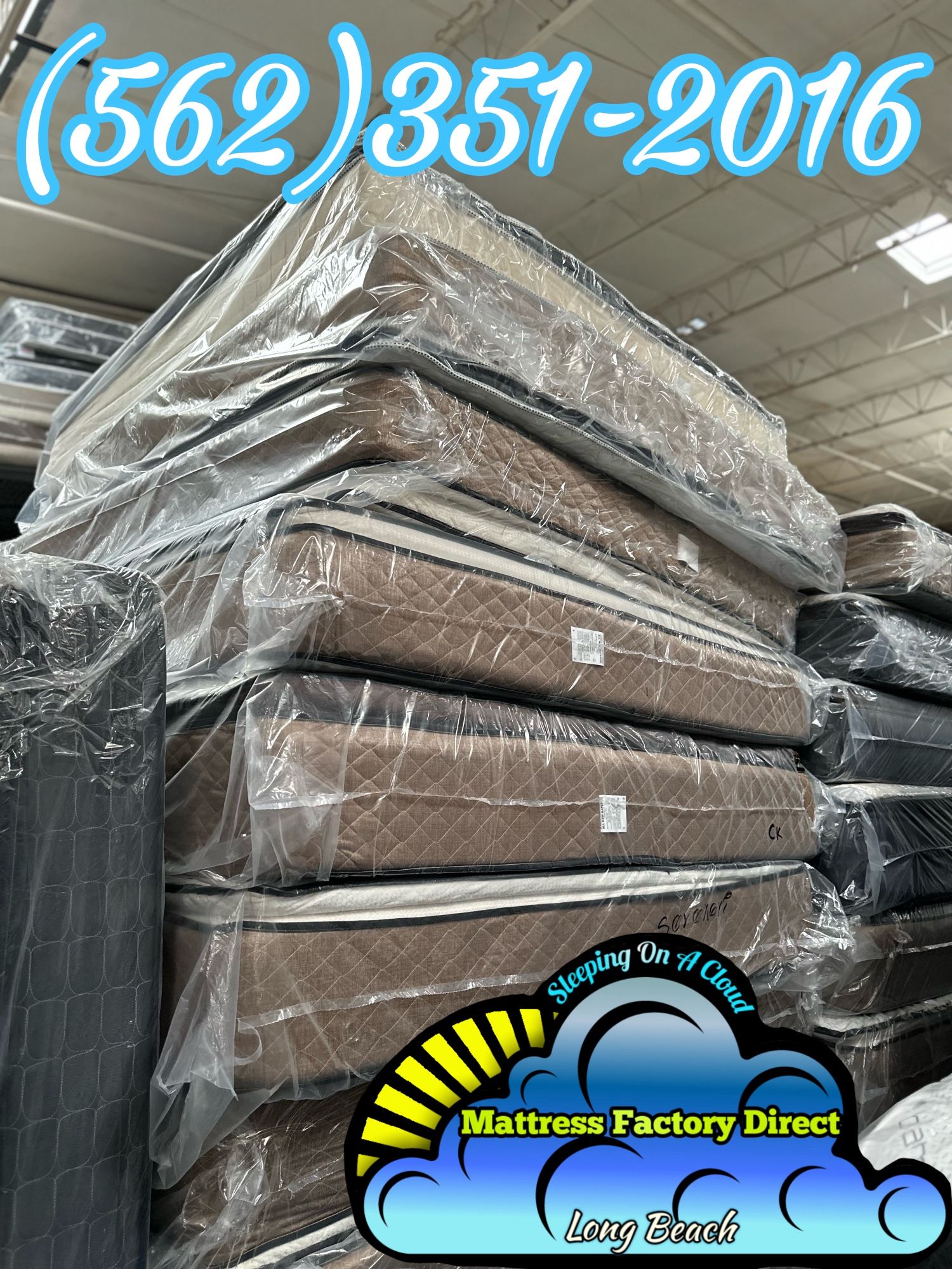 King Serenity Mattress And Box Spring Bed Set New Cama Bonita 