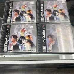 Final Fantasy Vlll Ps1 $20-$25 Each Gamehogs 11am-7pm