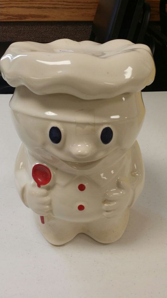 Antique Doughboy cookie jar