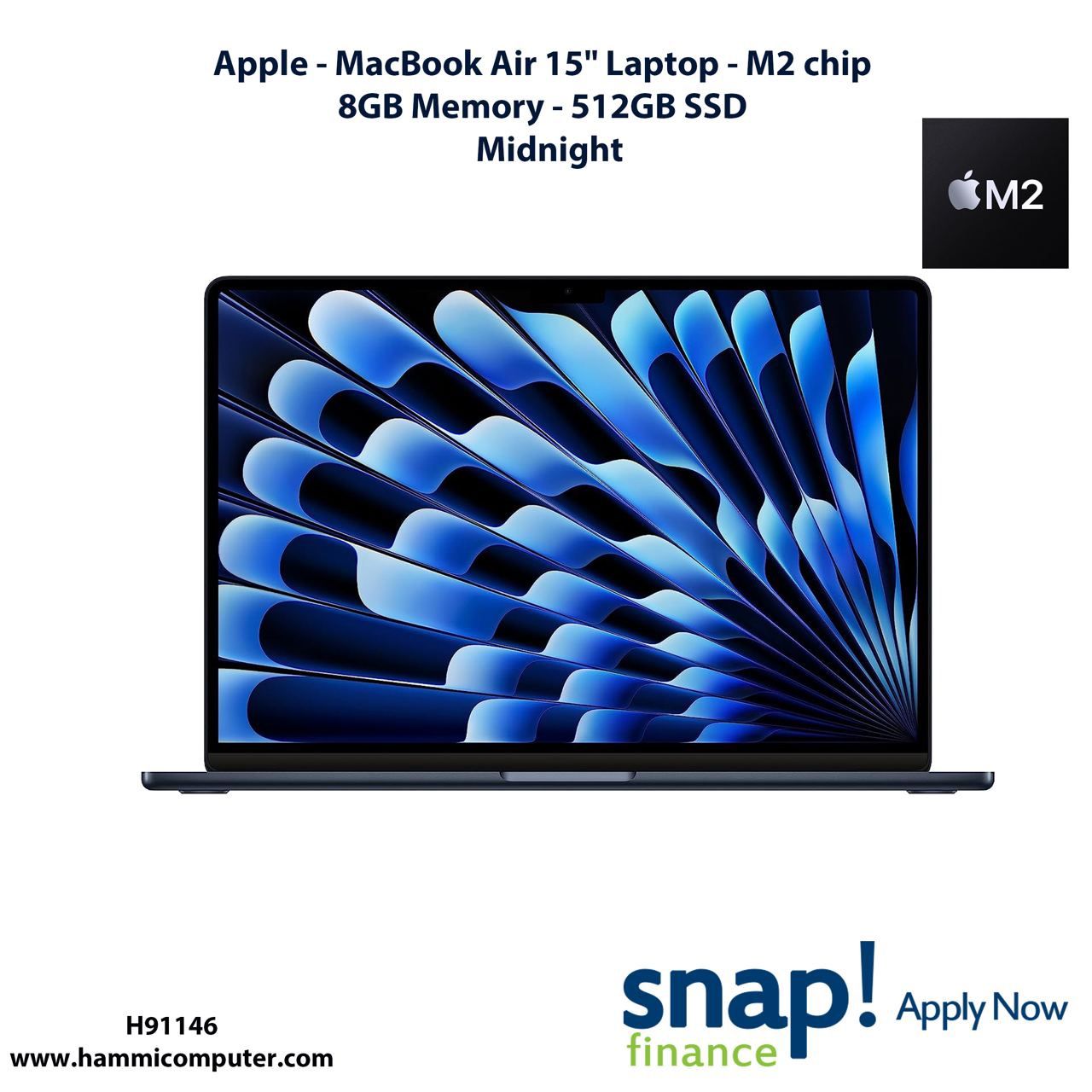 Apple MacBook Air 15 Laptop M2 chip 8GB Memory 512GB SSD