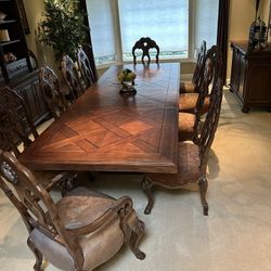 Antique Dining Room Table Seats 12