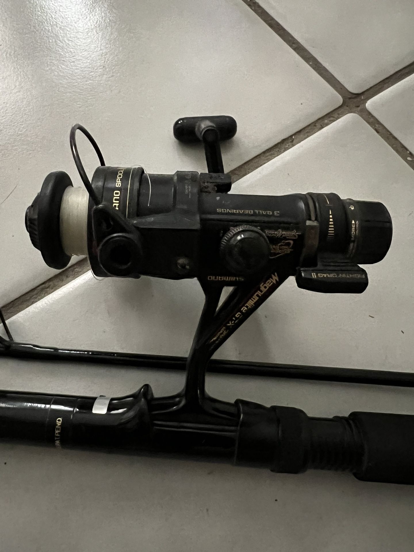 Shimano Bullwhip Fishing Rod And Reel
