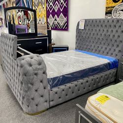 Queen Size Bedframe With Tv Storage $1,299