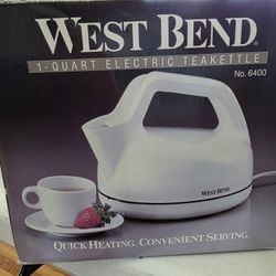 West Bend 1 Quart Electric Tea Kettle