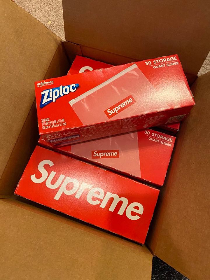 Supreme ziploc $20 each