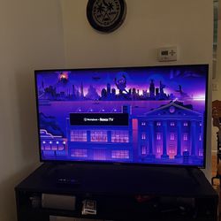 Roku TV + TV Stand (Remote Included)