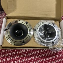 New Pair Genius Audio Aluminum Bullet Tweeters 