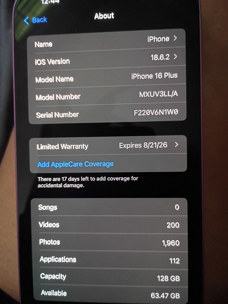iPhone 16 Plus