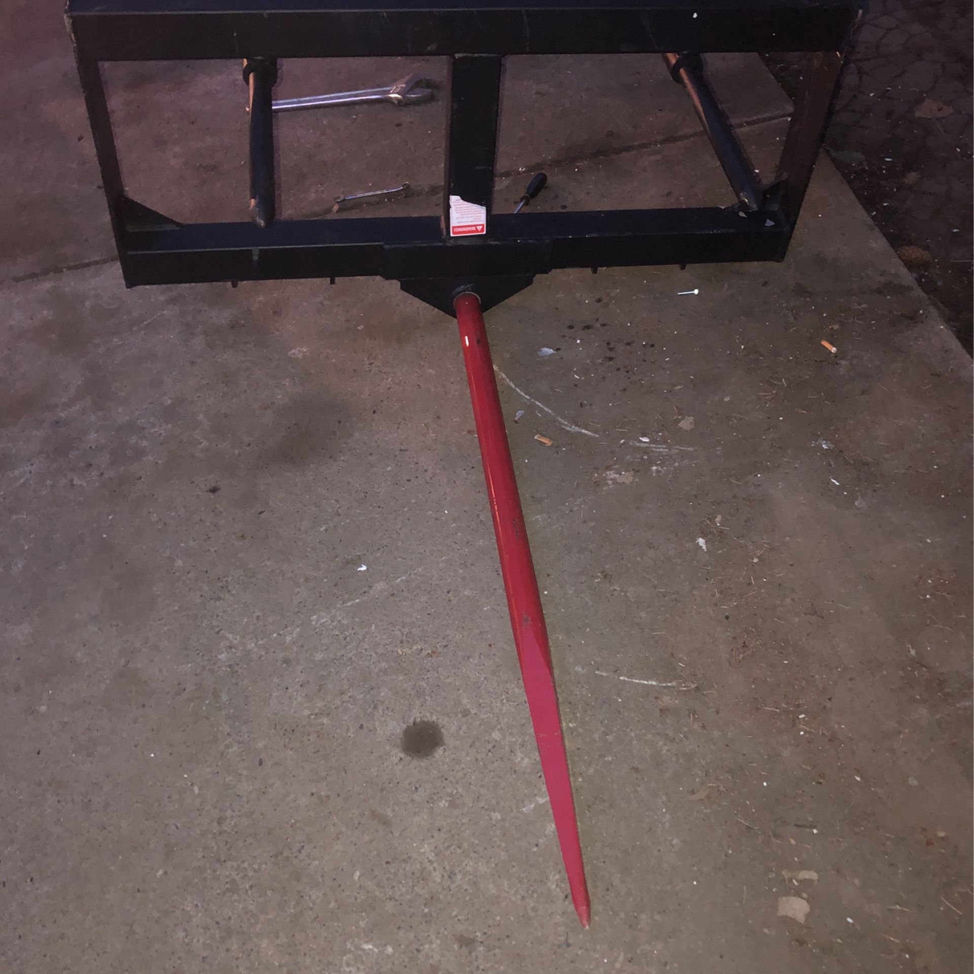 Spear Skid Steel Loader Attachment