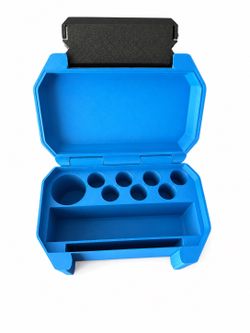 Peptides storage containers.