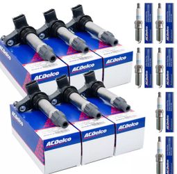 6 Pack 1(contact info removed) D515C Ignition Coil & 41-109 Spark Plug For GMC Chevrolet Buick