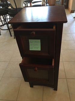 Cute 2 drawer solid/sturdy multi purpose table $45