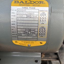 Electric Motor Three Phase 