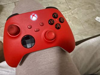 Shock Red Xbox S Controller
