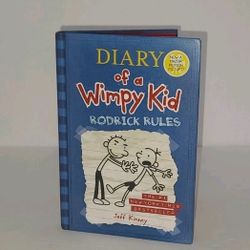 Diary of a Wimpy Kid # 2 - Rodrick Rules by Jeff Kinney (2008, Hardcover)