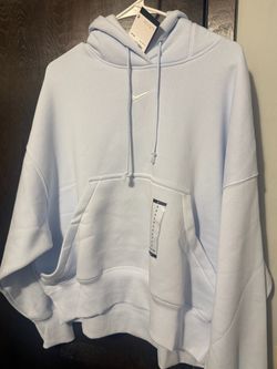 Nike hoodie light blue Small