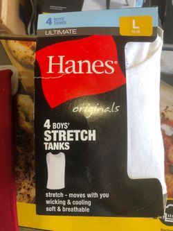Hanes Boys Stretch Tanks