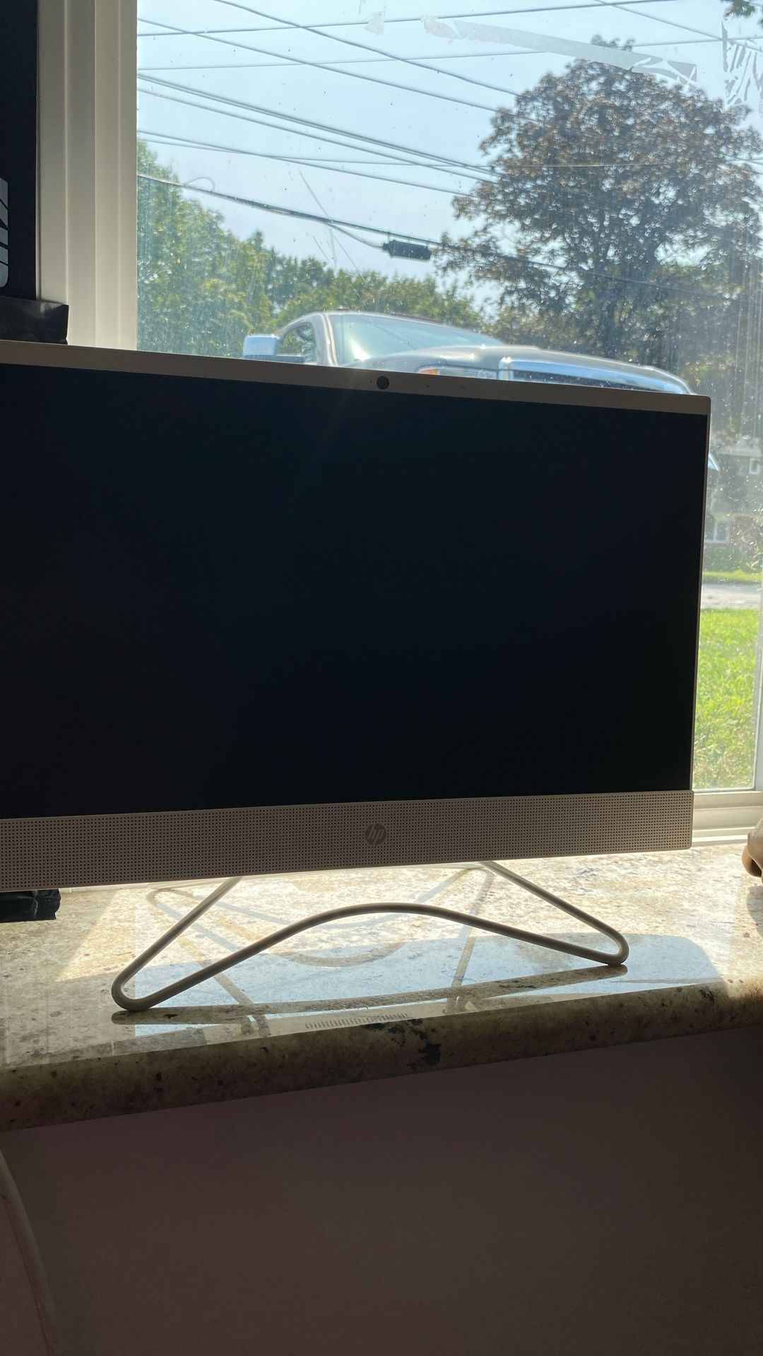 Hp Monitor With Mouse And Keyboard.