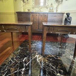 Two side tables 