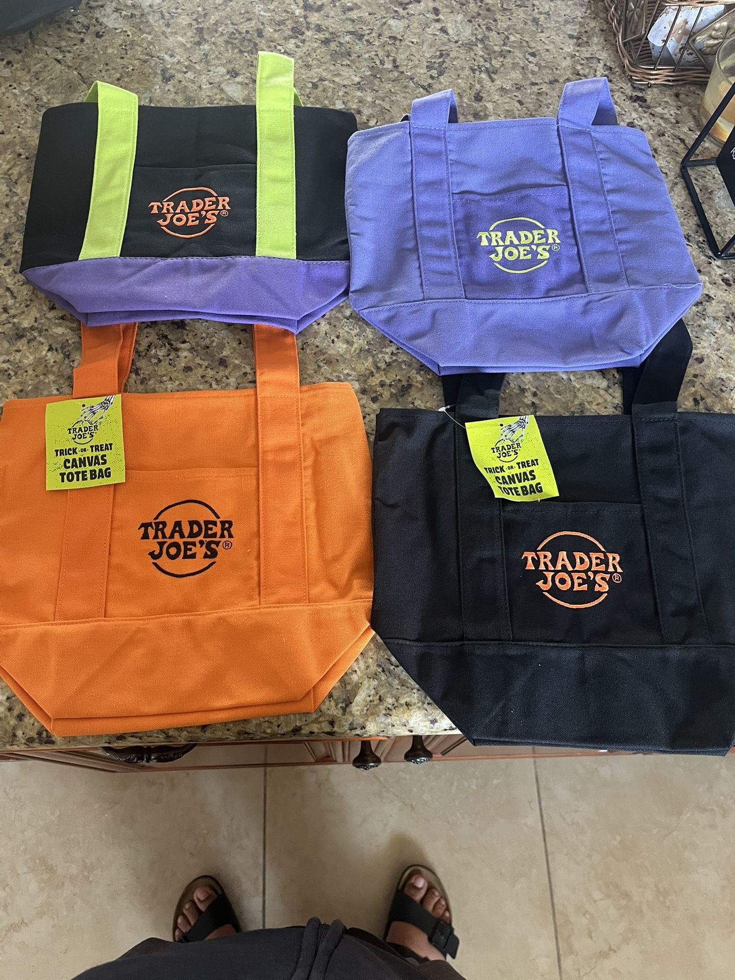 Trader Joes Halloween Tote Bags