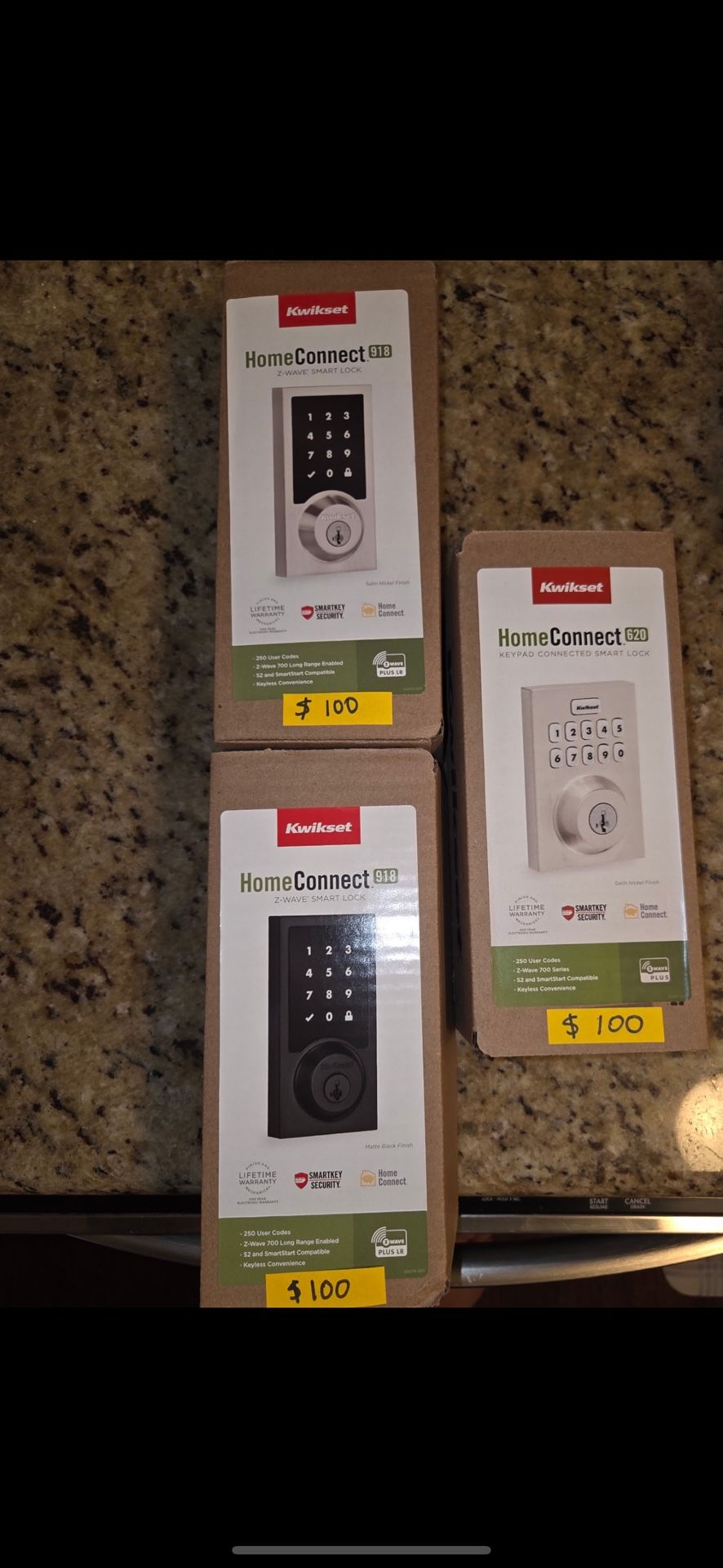 Home connect door locks