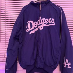 Throwback dodger jacket size large