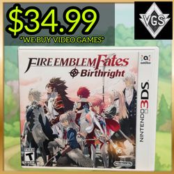 Fire Emblem Fates Birthright Nintendo 3DS CIB Case Cartridge 2016