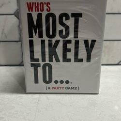 Who’s Most Likely To…A Party Game