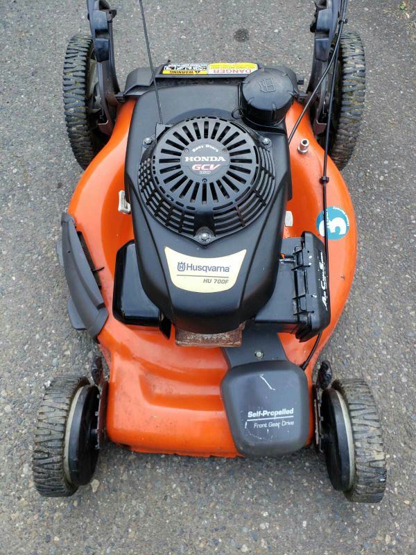 Husqvarna variable speed lawnmower with Honda engine for Sale in