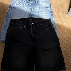 2 Set Of Short H-&M Low Used Size 32 Men 