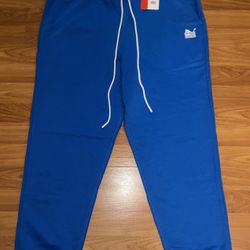 PUMA x TMC Everyday Hussle Royal Blue sweatpants Sz Large NWT