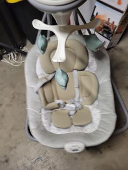 Baby swing, bath, bouncer