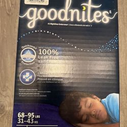 Goodnites Size L 34 Diapers