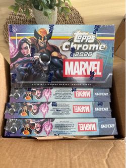 2026 Topps Chrome® Marvel Comics - Hobby Box In Hands!!