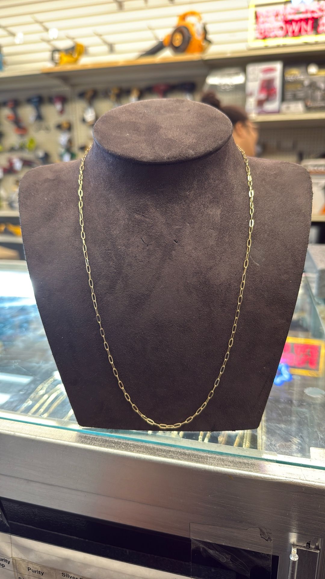 14KT Paper Clip Chain 39847-1