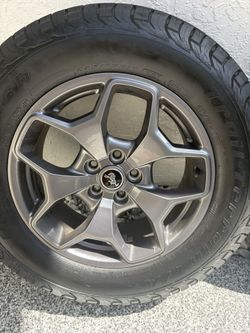 235/65r17 BF Goodrich Tires And Bronco Sport Wheels