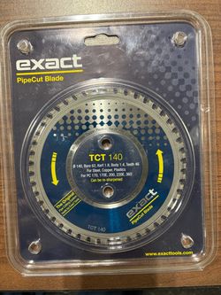 🔥 NUEVA Y SELLADA 🔥 Exact TCT 140 / (contact info removed) 5-1/2" (140 mm) – 46 dientes
