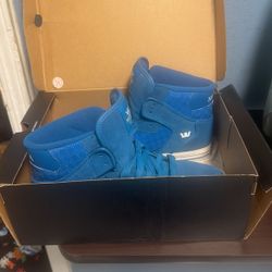 Supra Vaider blue suede Size 10