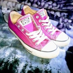 Converse All Stars Pink Sapphire 5.5 Men's 7.5 Womens