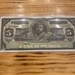 Banco de Tamaulipas billete