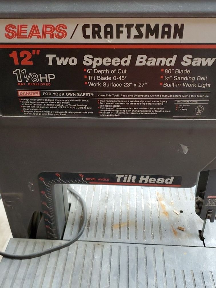 12in. Band Saw