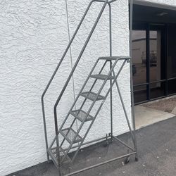 Warehouse ladder.