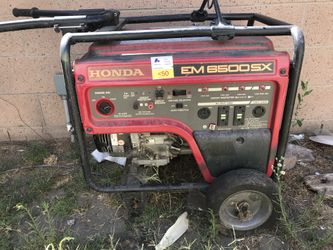 Honda em 6500 sx generator
