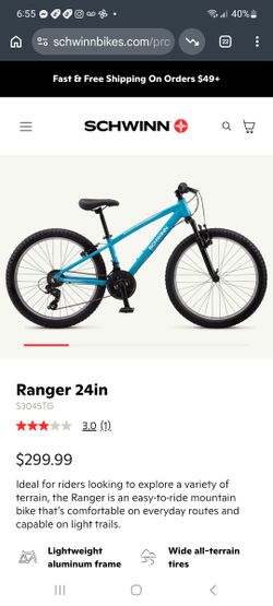 schwinn ranger 24 inch mountain bike $175 each or 2 for $300